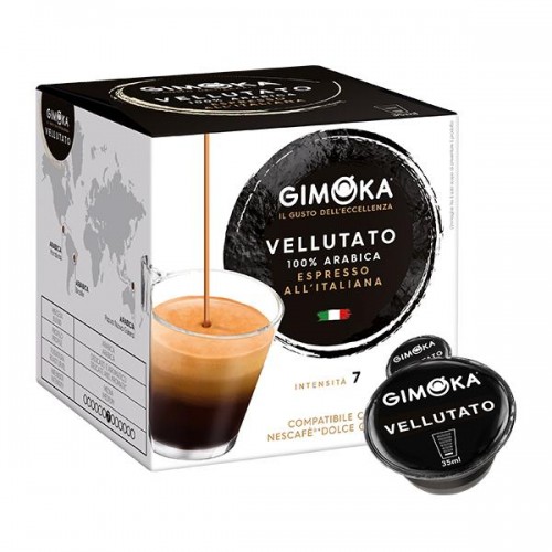 Gimoka - Vellutato, 16x Dolce Gusto متناسق