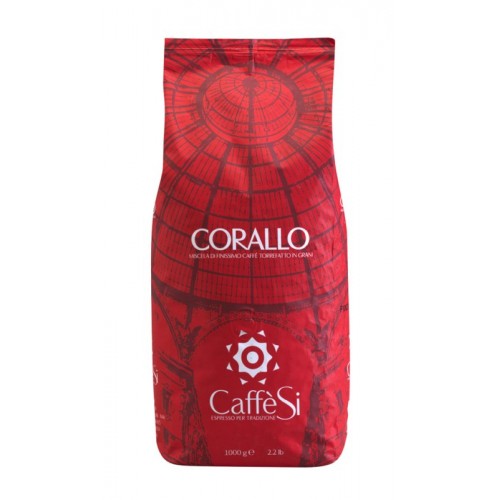 Caffe Si - Corallo, 1000g حبوب قهوه 