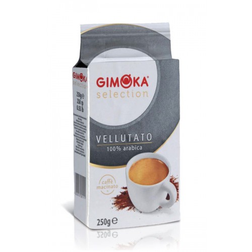 Gimoka - Vellutato 100% Arabica, 250g أرضي