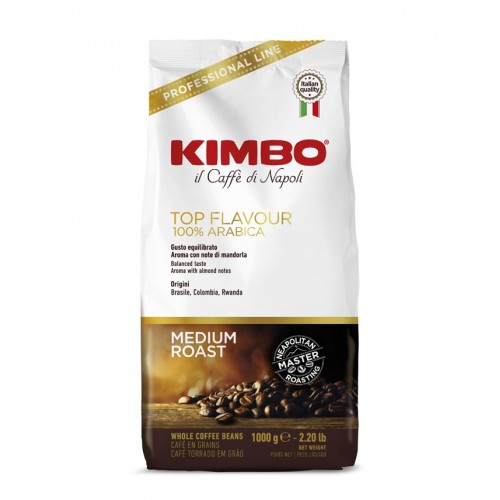 Kimbo - Top Flavor, 1000g حبوب قهوه 