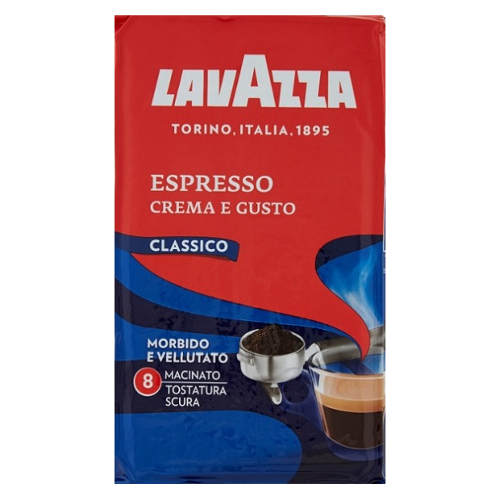 Lavazza - Crema e Gusto classico , 250g قهوه مطحونه