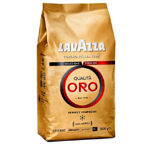 Lavazza - Qualita Oro, 1000g حبوب قهوه 